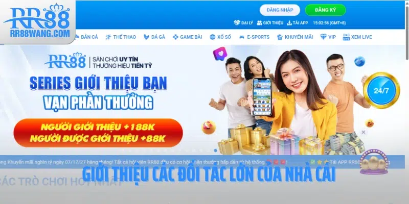 Giới thiệu các đối tác lớn của nhà cái
